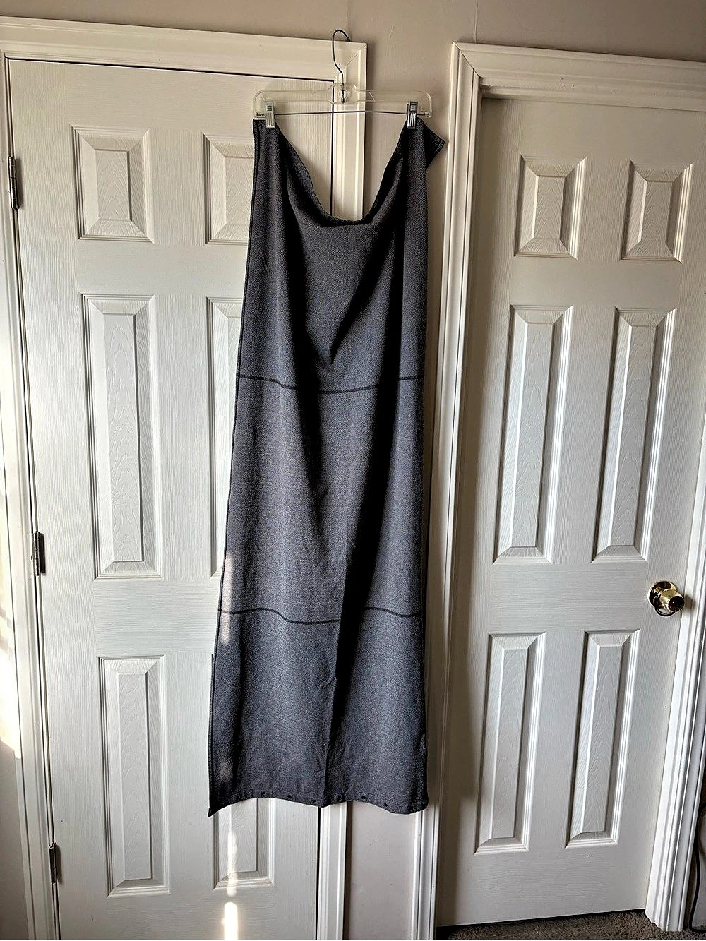 lululemon Vinyasa Scarf Gray & Black Herringbone